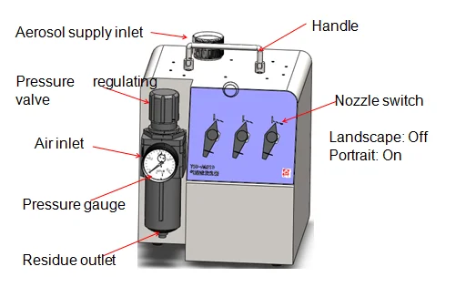 Y09-AG310PS Portable Cold Aerosol Generator For HEPA Filter Test