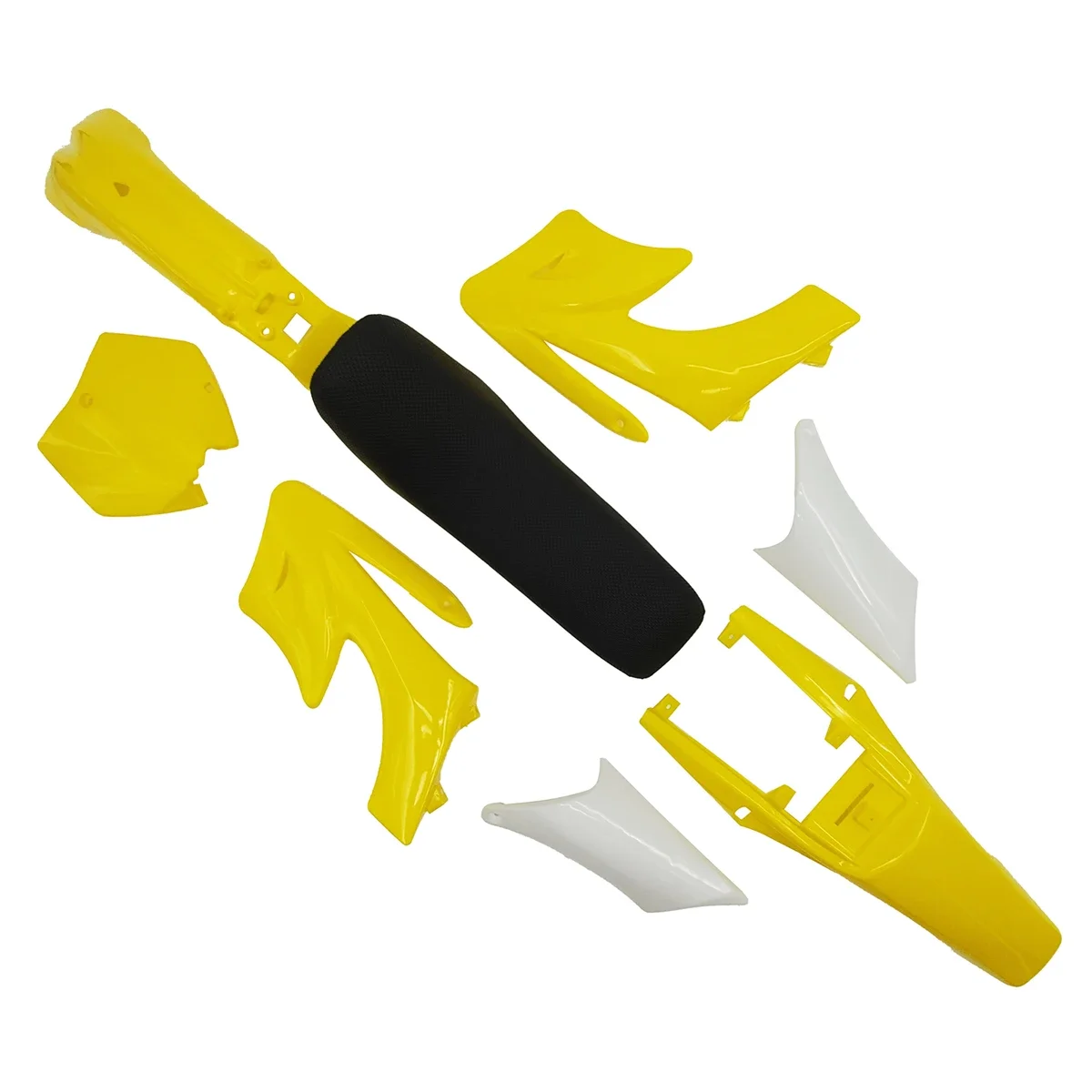 For 47cc 49cc Apollo Mini Dirt Bike 7 Colors Apollo Plastic Fairing Body Kits Front License Number Fender With Seat Cushion - Image 3