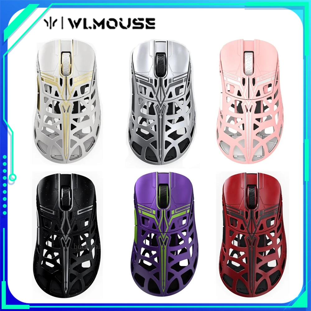 

Беспроводная мышь WLmouse Sword X, Скандинавская мышь PAW3950HS с датчиком и чипом 52840, геймерская мышь FPS, игровые аксессуары из магниевого сплава на заказ