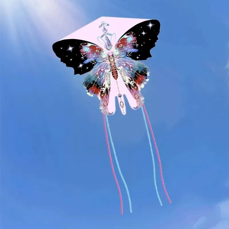 Vlindervlieger voor kinderen vliegers fabriek strandsport spelen vogel Vliegerlijn koinobori Vlieger surfen flowform Chinese vliegerstof