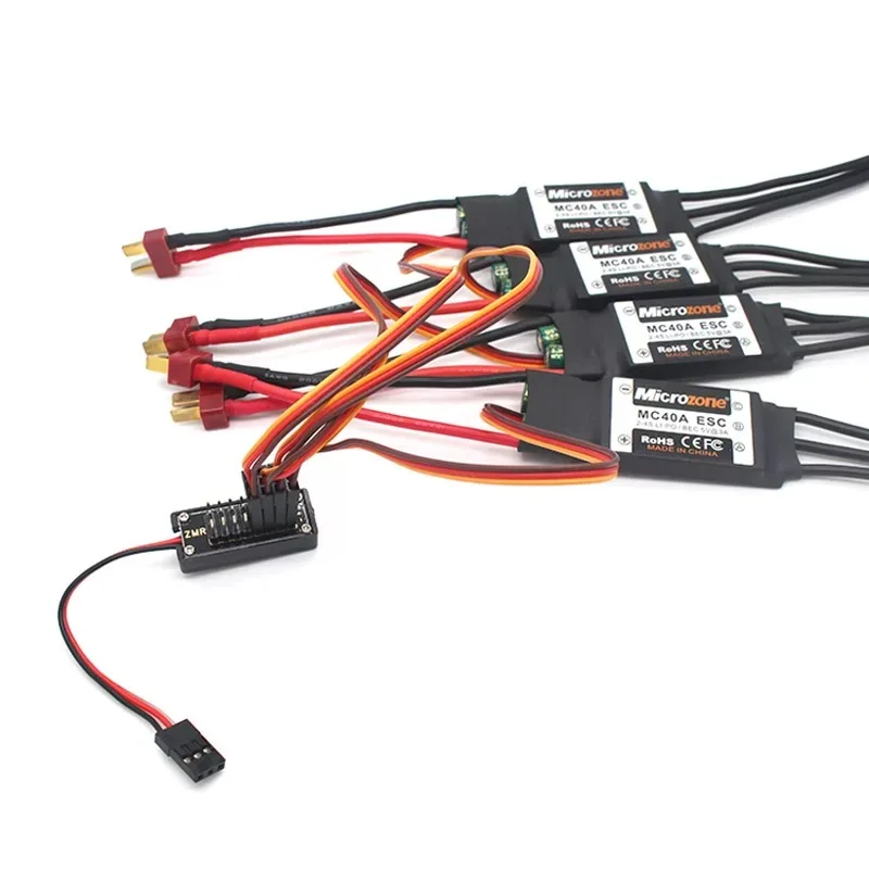 1/2 pezzi mozzo acceleratore motore brushless ESC regolatore di velocità 8 in 1 calibrazione parallela per modello RC FPV multirotore droni parte