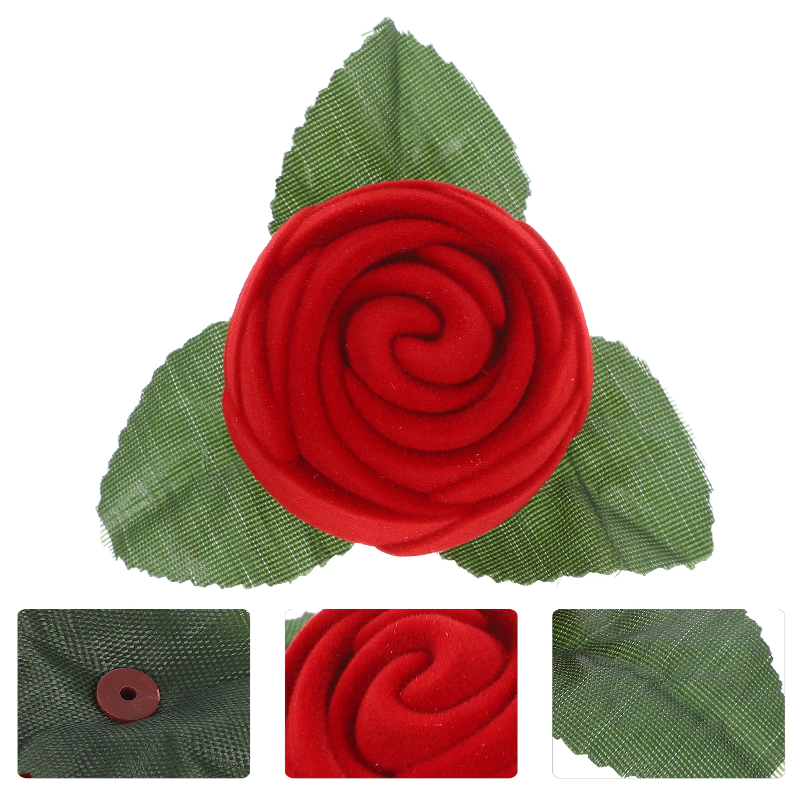 

Engagement Ring Box Rose Shaped Jewelry Boxes for Proposal Delicate Special Occasion PP