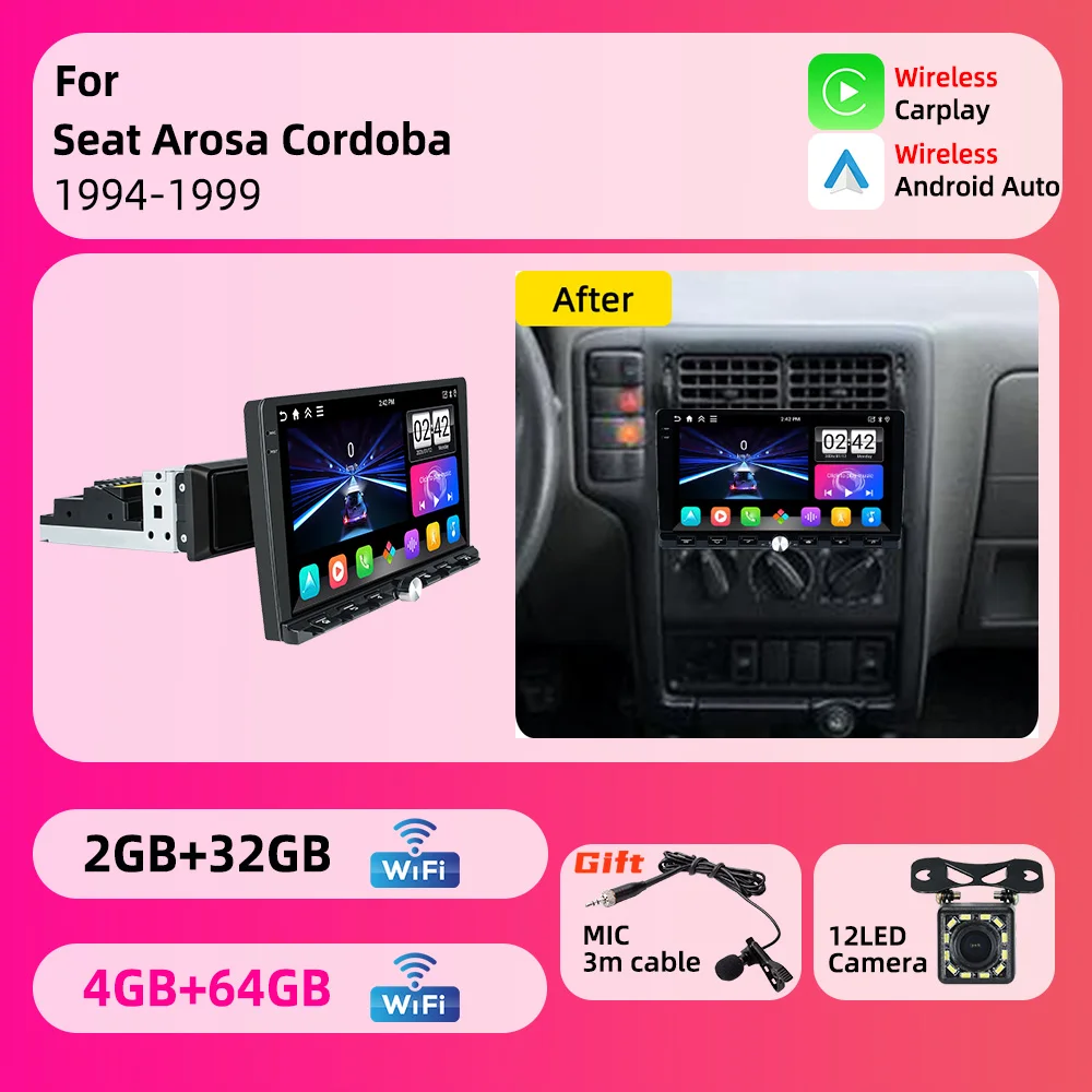 Android 1Din Car Multimedia 9