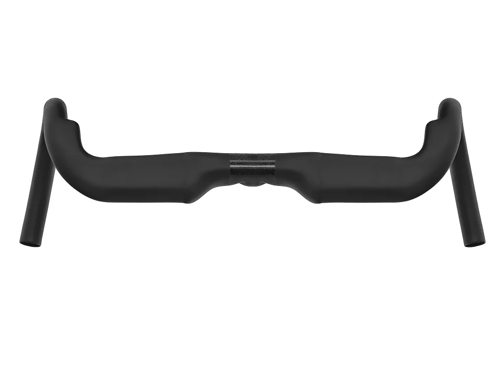 KOCEVLO Carbon-Gravel-Lenker, leicht gebogen, für Rennräder, interne Kabelführung, Straßenlenker 340/360/380/400/420mm – Detail 1