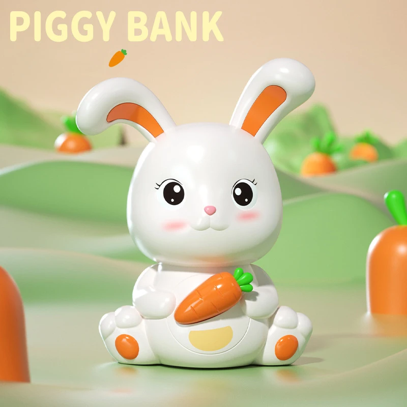 Cartoon Sparschwein Kinder Hase sparen Kaninchen Spar büchse Tier Figur Regal Büro Home Dekoration Mädchen Kinder Spielzeug Geschenke