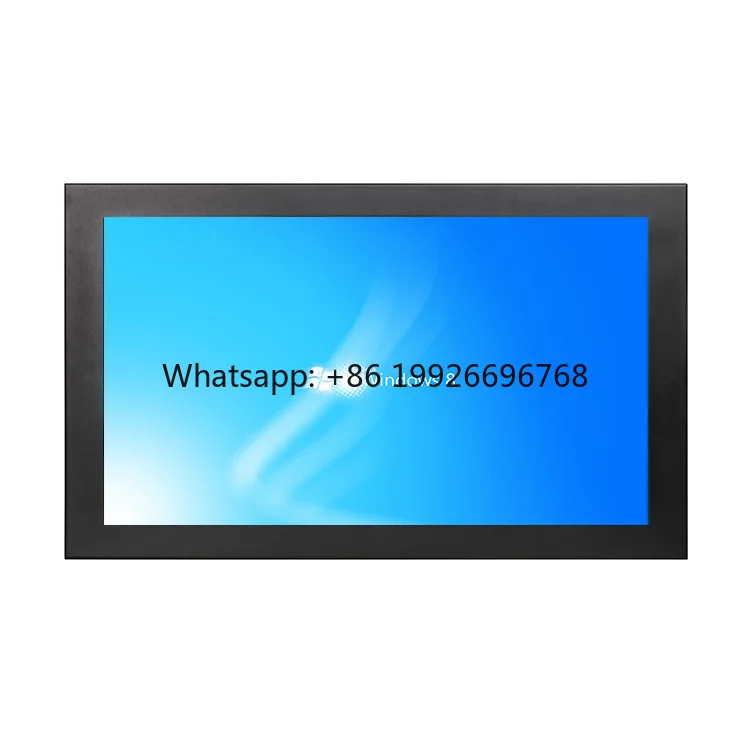 18.5'' IPS Wall Mounted All in One Industrial Touch Panel PC Capacitive Touch Screen RK3399  J1900 RJ45 Stock IP65