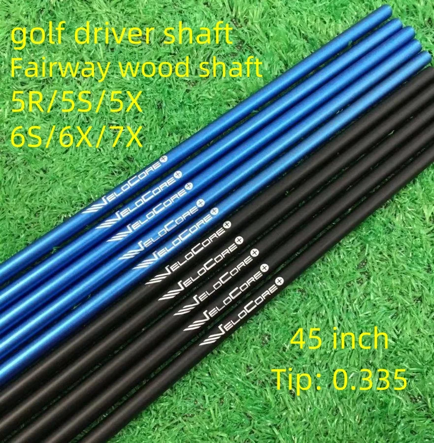 2024 Новый вал водителей для гольфа или вал Fairway Wood Graphite, синий/черный/5/6/7 R/S/X 0,335 Наконечник 45 дюймов