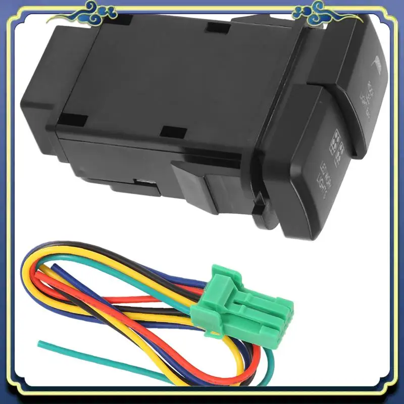 

AU16-12V Car Dual LED Light Bar Blue/Green On-Off Push Switch Button For Toyota Prado Reiz Hilux Landcruiser Light Button