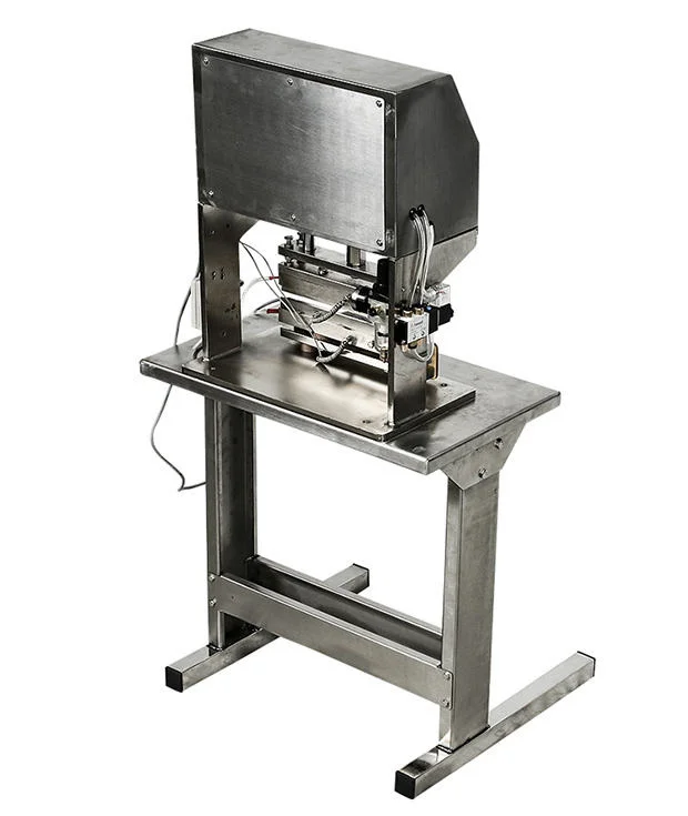 QF-400X2 Model Foot Sealing Machine Food Industry Stainless Steel Frame Foot Sealing Machine