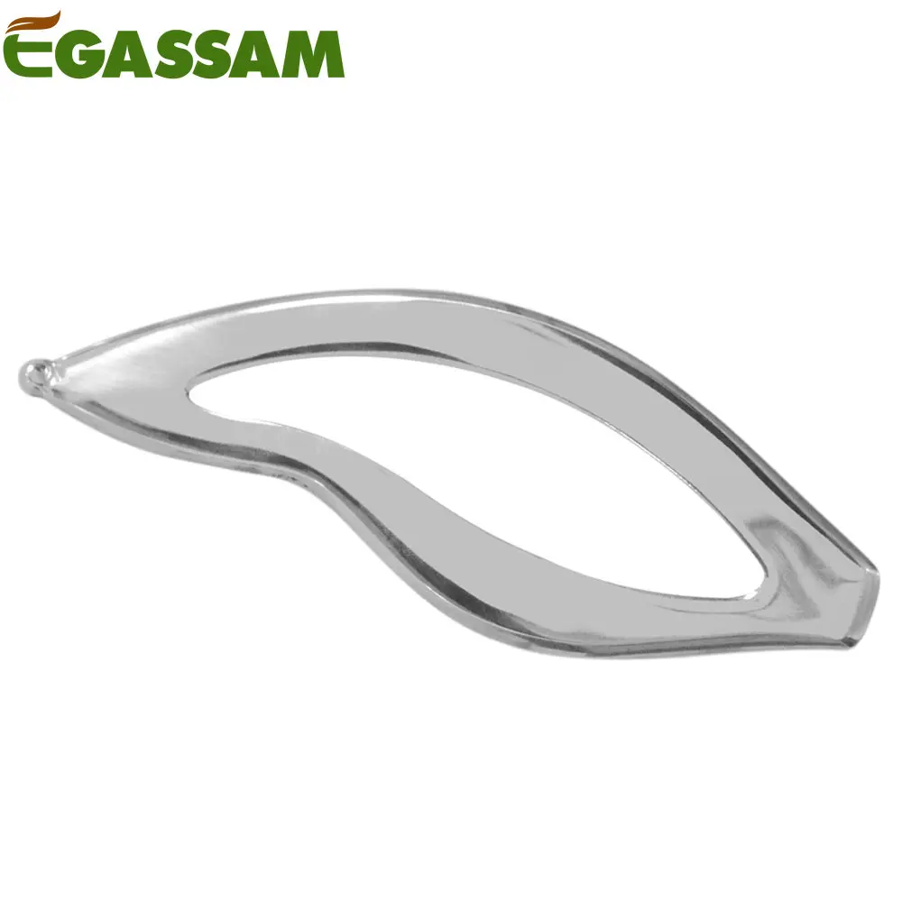 1Pcs Stainless Steel Gua Sha Scraping Massage Tool, Metal Muscle Scraper, IASTM Tool for Lymphatic Drainage, Muscles Relief