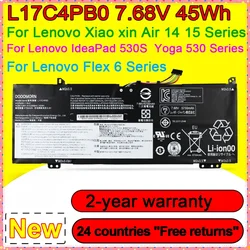 L17C4PB0 Laptop Battery For Lenovo Xiaoxin Air 14ARR 15ARR Ideapad 530S 14IKB 15IKB Yoga 530 Flex 6 L17M4PB0 7.68V 45Wh