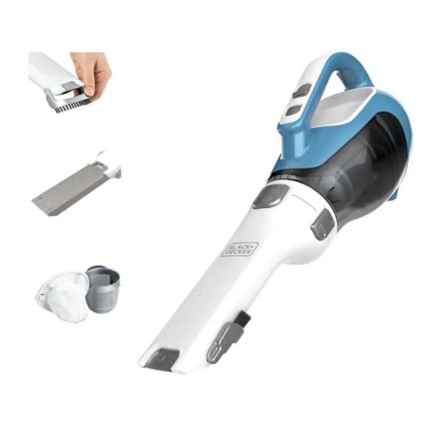 

dustbuster Handheld Vacuum Cordless, Compact Home and Car Vacuum with Crevice Tool, Rotating Nozzle and Charging Station, Large