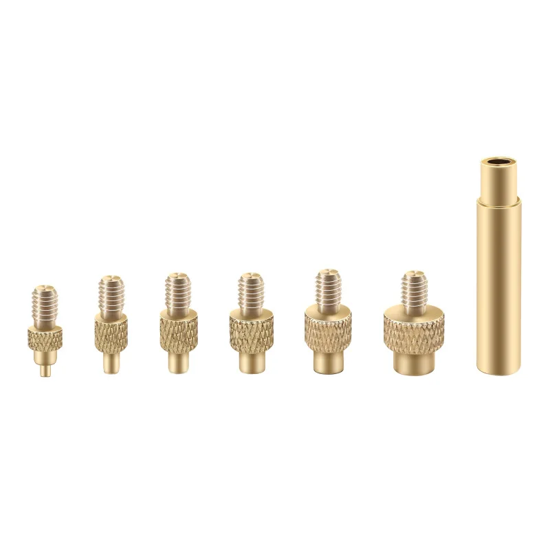 Heat Insert Nut Iron Tip M2 M3 M4 M5 M6 M8 Brass Thread Embedded Kit Heat Insertion Tool for Plastic 3D Printer Soldering Iron