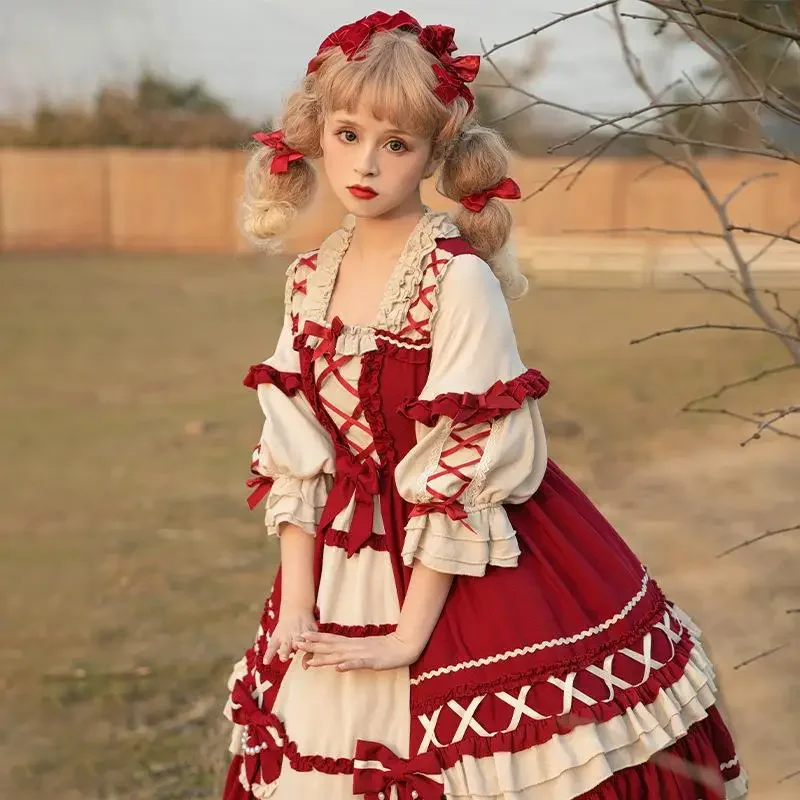 Coalfell-vestido Blancanieves de Lolita para niña, vestido suave, diseño Original, nuevo