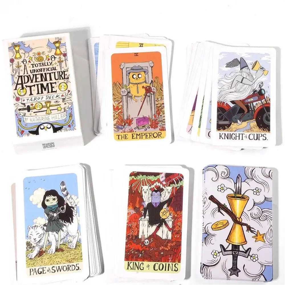 Adventure Time Tarot Cards A 78 Deck Oracle English Visions Divination Edition The Rider Tarot Romantic Fate Divination Cards