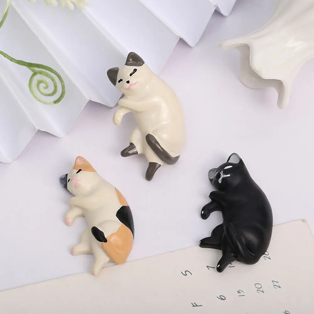 4Pcs Premium Resin Cat Design Manicure Pen Stand Nail Art Brush Holder Desktop Organizer for Nail Polishing Pen Storage