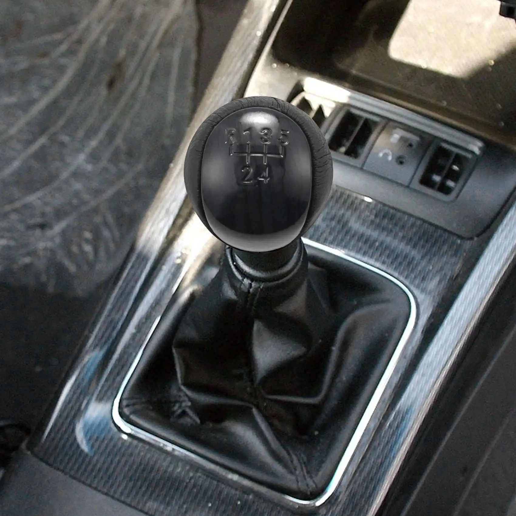 Car 5-Speed Manual Shift Knob Shift Lever Lever Head for Kia Forte Soul for Hyundai Elantra I30