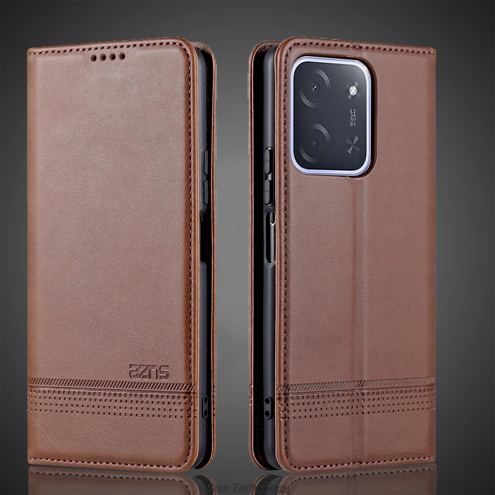 

Magnetic Adsorption Leather Fitted Case for Xiaomi POCOPHONE POCO C85 5G (for Mediatek Dimensity 6300 Version) Flip Cover Fundas