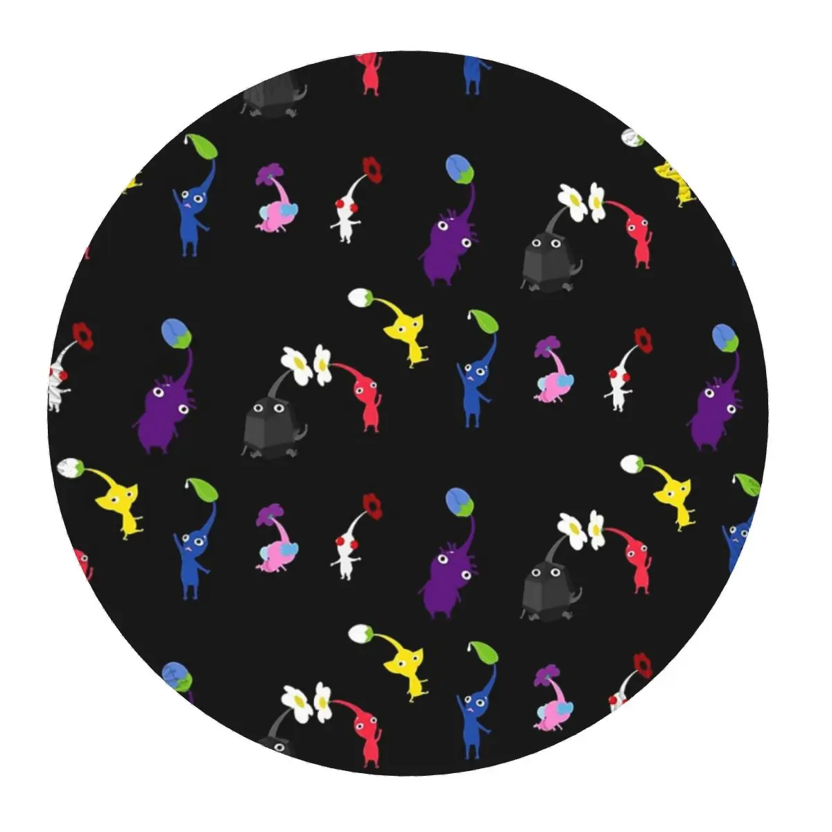 

Круглый коврик для мыши Pikmin, коврик для клавиатуры и мыши, игровой коврик для ноутбука, коврик для офисного стола