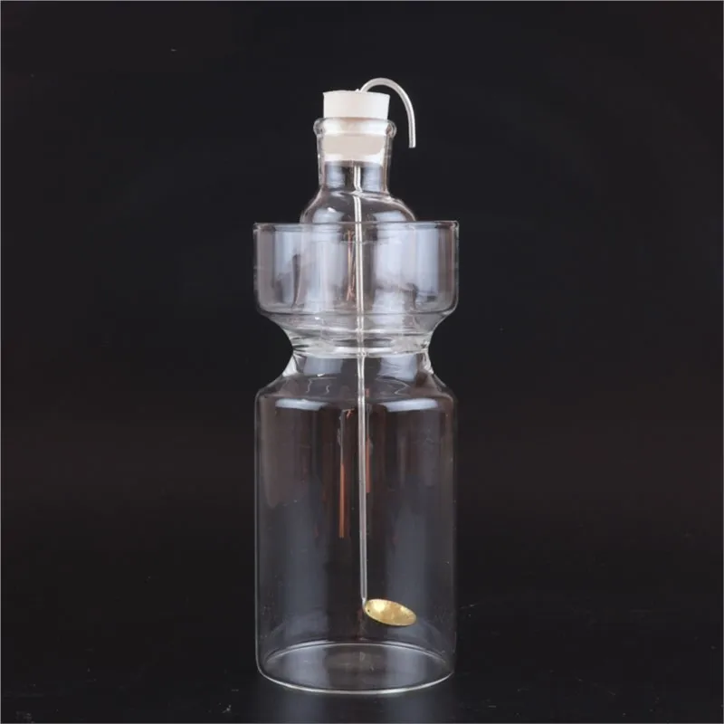 1 pcs 250ml  Liquid sealing Gas Collection Bottle with sealing slide  Junior high school chemical laboratory equipment