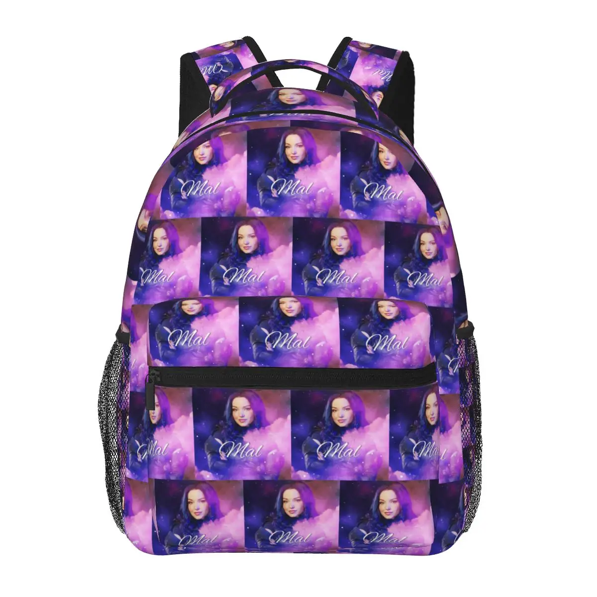 Mal Purple Queen - Descendants 3 Backpacks Boys Girls Bookbag Students School Bags Travel Rucksack Shoulder Bag Large Capacity