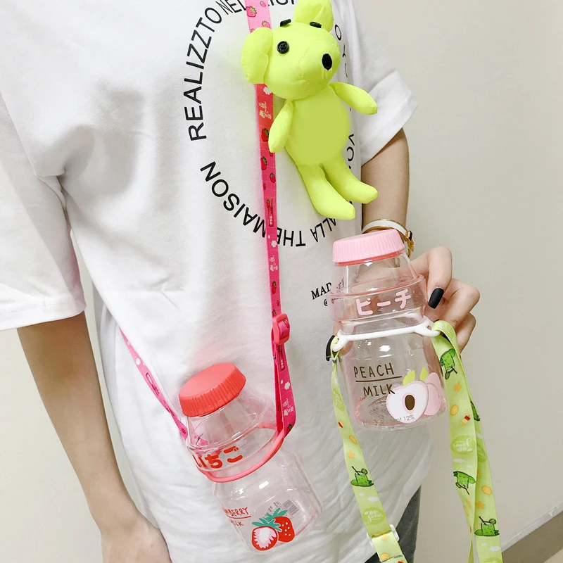 1PC Water Bottle Shoulder Adjustable Portable Baby Buckle Lanyard Outdoor Strap Kettle Straps Wide Mouth Bottle Strap Lanyard