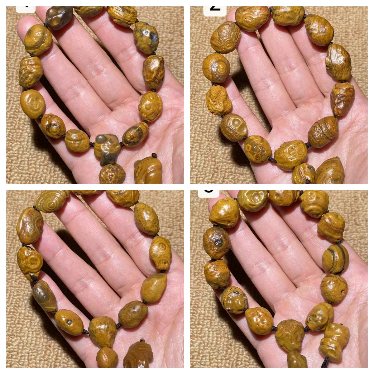 1pcs/lot Preferred Natural Stone Eye Rough Stone Beads Bracelet Meng Dzi The world's most powerful surface moneystone Unisex