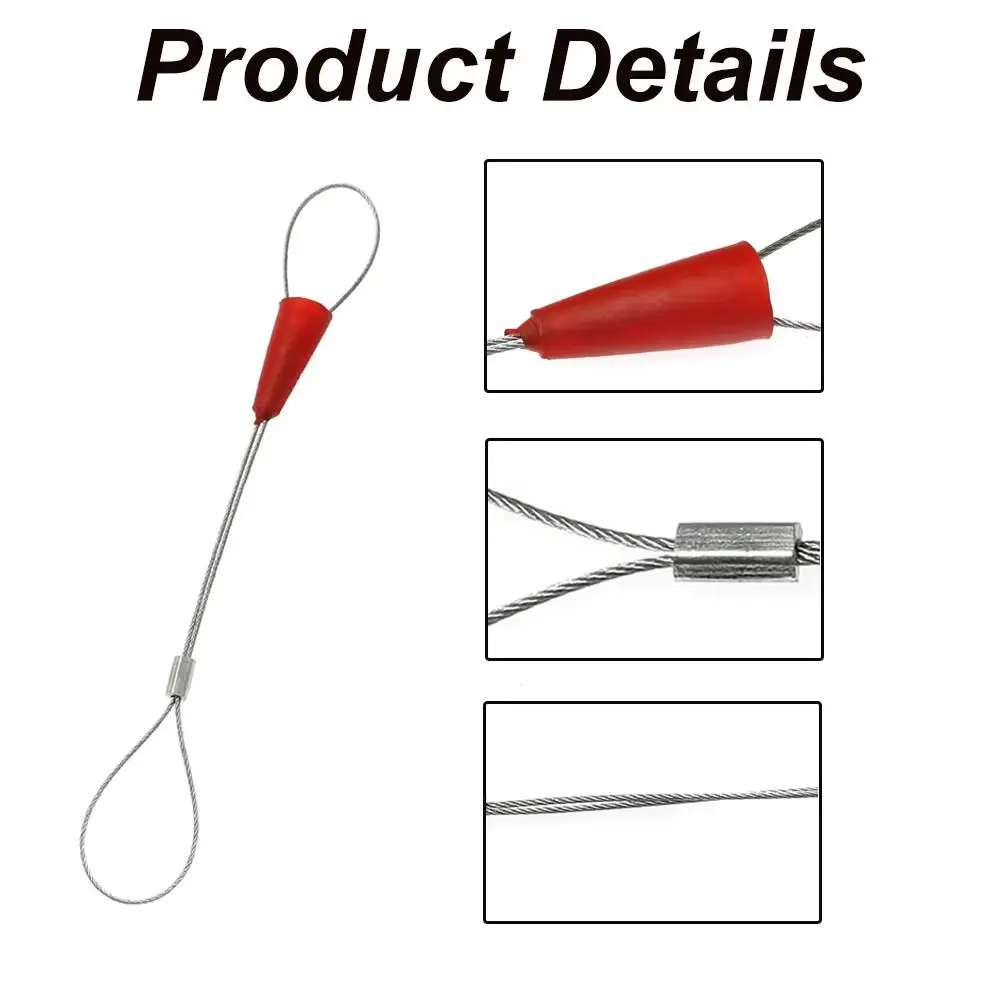 Portable Wire Puller Perforated Tube Rubber Thread Cable Puller Durable Fastener Anti Slip Clamp Fastening Tool