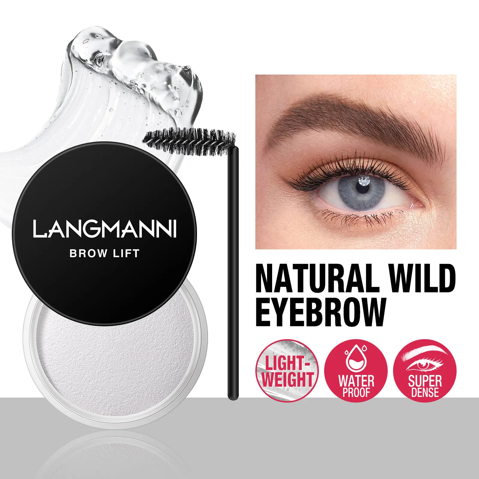Clear Colorless Eyebrow Styling Gel Brow Wax Fixer Quick-dry 3d Brows Lifting Shaping Enhancers Soap Waterproof Lasting Makeup