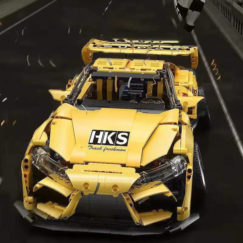 

K-BOX 10249 1:8 BullDemon Техническая модель спортивного автомобиля, наборы строительных блоков, образовательные MOC, кирпичи, автомобильные игрушки для взрослых, подарок