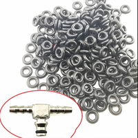 50pcs/set Common Rail Return Oil Backflow Pipe Connector Small o-ring oring for Bosch 110 serie injectors