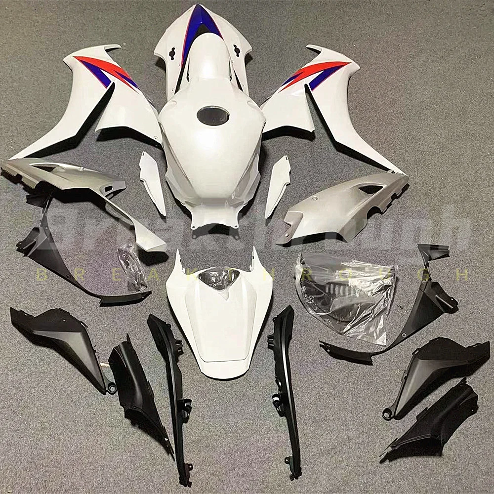 Suitable for Honda CBR1000RR, CBR1000, CBR1000RR, 2012-2016 high-quality ABS body white and blue injection molding cowling