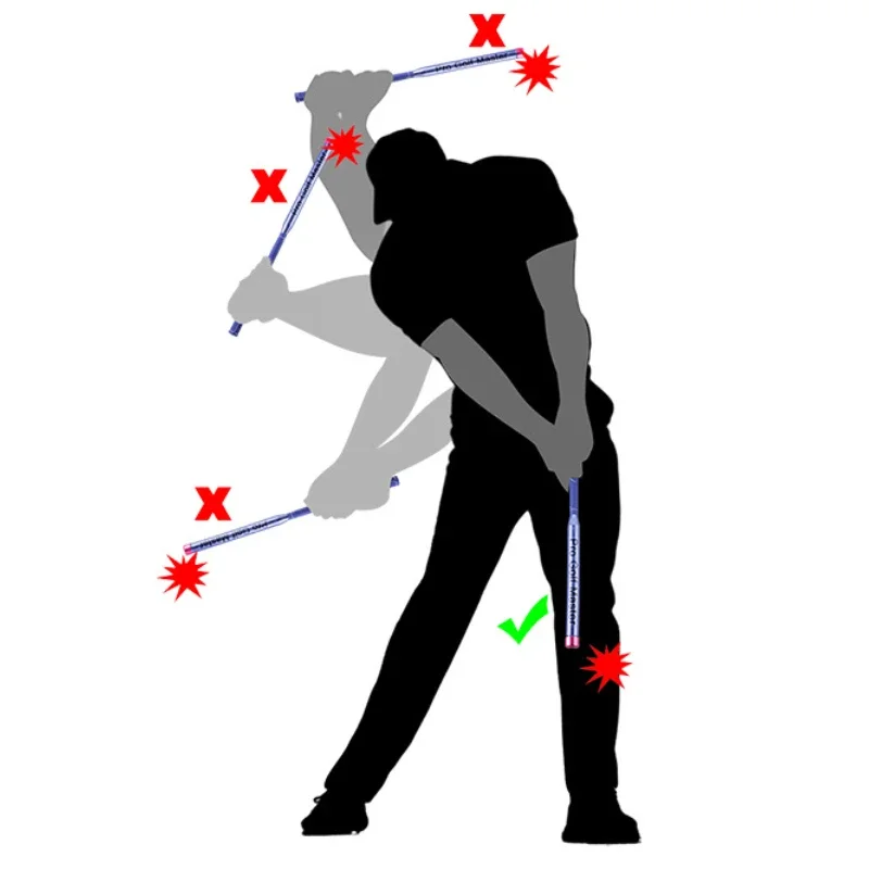 Praktyka golfowa PGM Sound Swing Stick Trening rytmiczny Kompaktowe i wygodne materiały do klubu treningowego HGB021