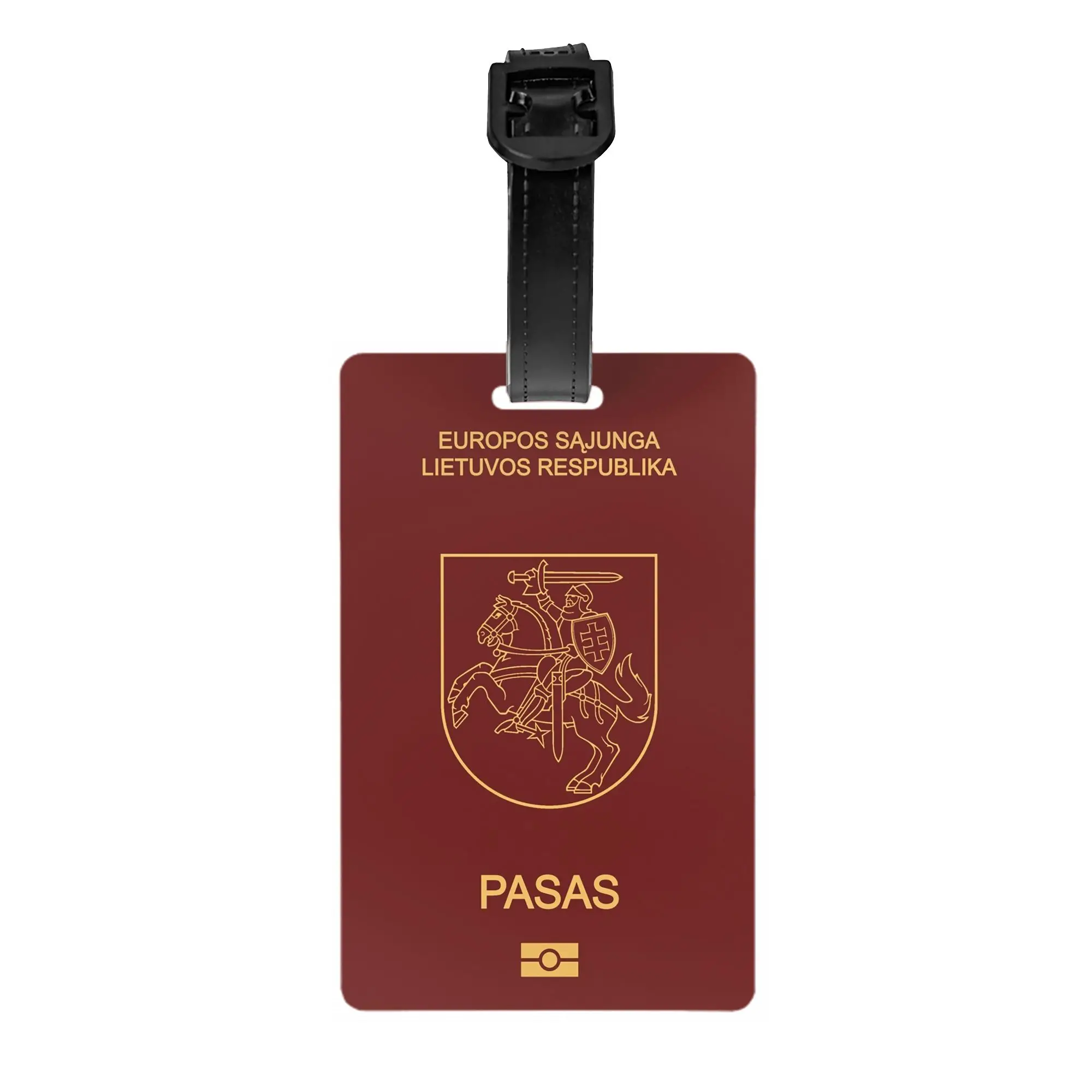 Lithuania Passport Luggage Tag for Suitcases Fashion  Baggage Tags Privacy Cover Name ID Card