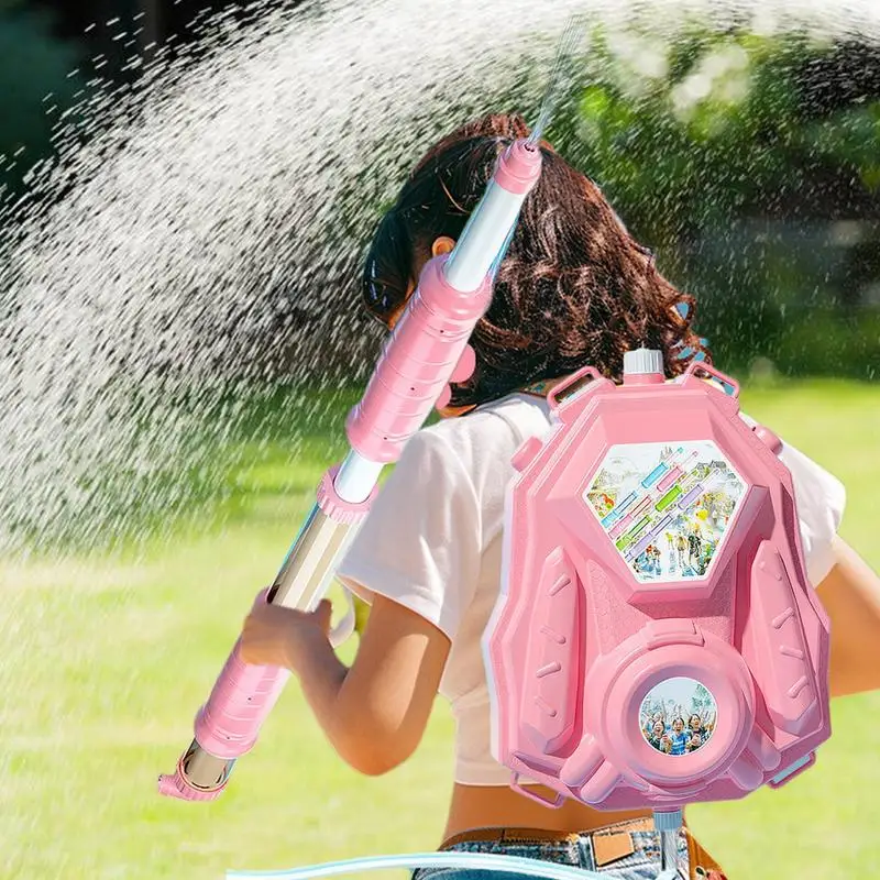 

Backpack Water Toy Leakproof Pull-Out Outdoor Water Toys Water Toy Injector Funny Long-Range Water Squirters Squirt Pool Toys