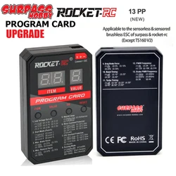 Surpass Hobby ROCKET-RC Universal LED Programming Card Upgraded for RC Car 45A/60A/80A/120A/150A Brushless ESC