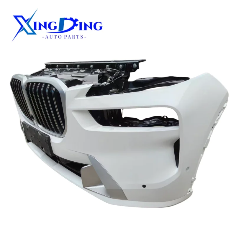 

Wholesale Second-hand Original Front Bumper for X7 G07 with Grille, radar Wiring Harness and Louvers.
