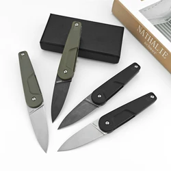 High Quality EXTER BDOR Pocket Folding Knife D2 Blade G10 Handles Portable Outdoor Tactical EDC Hunting Rescue Survival Tools