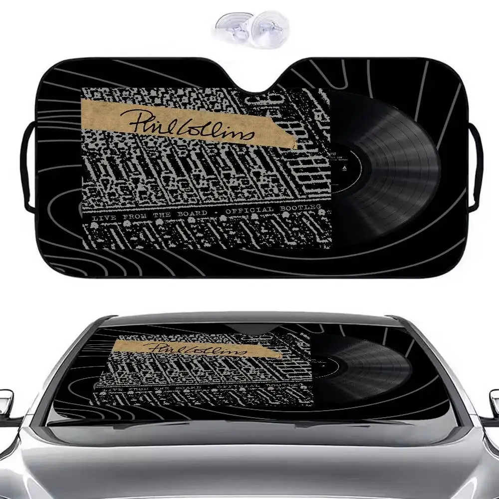 

Горячая певица P-Phil Collins, автомобильный солнцезащитный козырек, зонтик, лобовое стекло автомобиля, солнцезащитный козырек, защита от ультрафиолета и внутренний охладитель