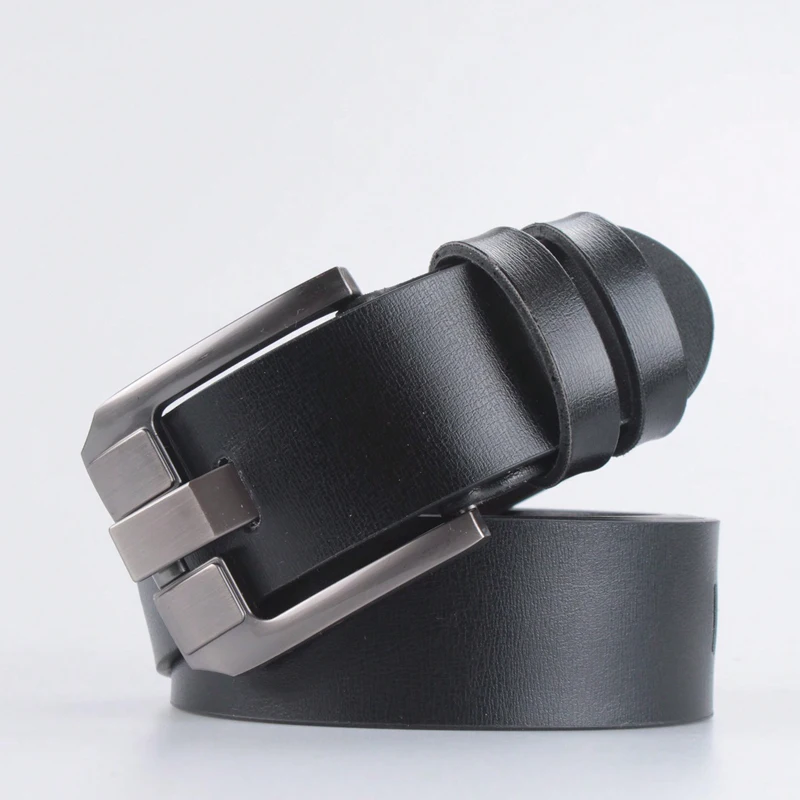 حزام بإبزيم دبوس للرجال ، موضة عتيقة ، فاخر ، جينز