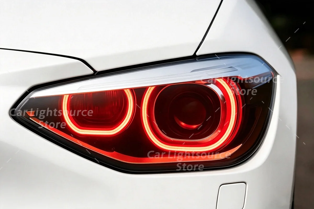 Yellow Angel Eyes DRL Boards For BMW 1 Series F20 F21 2012-2015 Xenon Headlight Daytime Running Lights Module Amber Blue Red image 3