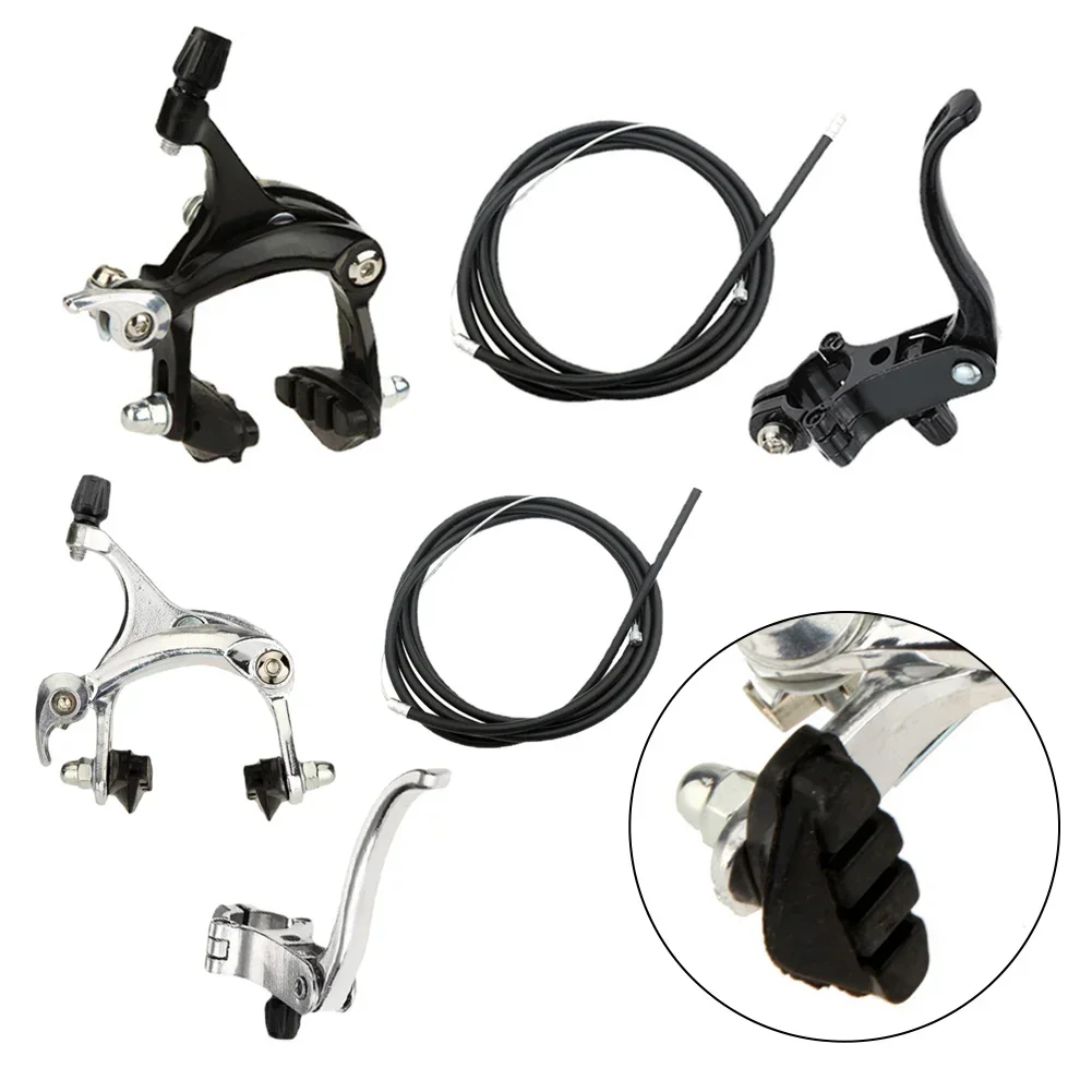 Road Bike Brake Set C Caliper Clamp Type Brake 22.2mm Front/Rear Brake Kit Dual Pivot Caliper Bicycle Accessories