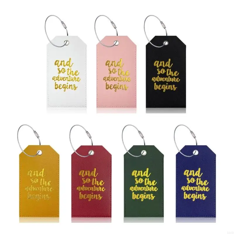 

X90D High Quality Pink Luggage Labels with Reinforced Steel Attachments for Women