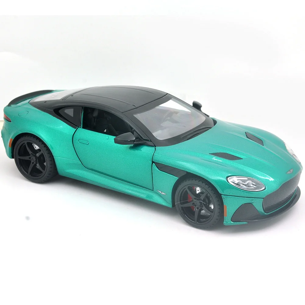 1/32 suitable for Aston Martin DBS die-casting metal alloy models, car sound and light pull-back series children's toy gifts