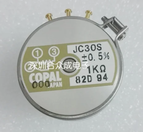 [VK] NIDEC COPAL JC30S 1K conductive plastic potentiometer 500R 1K 2K 5K 10K 20K switch