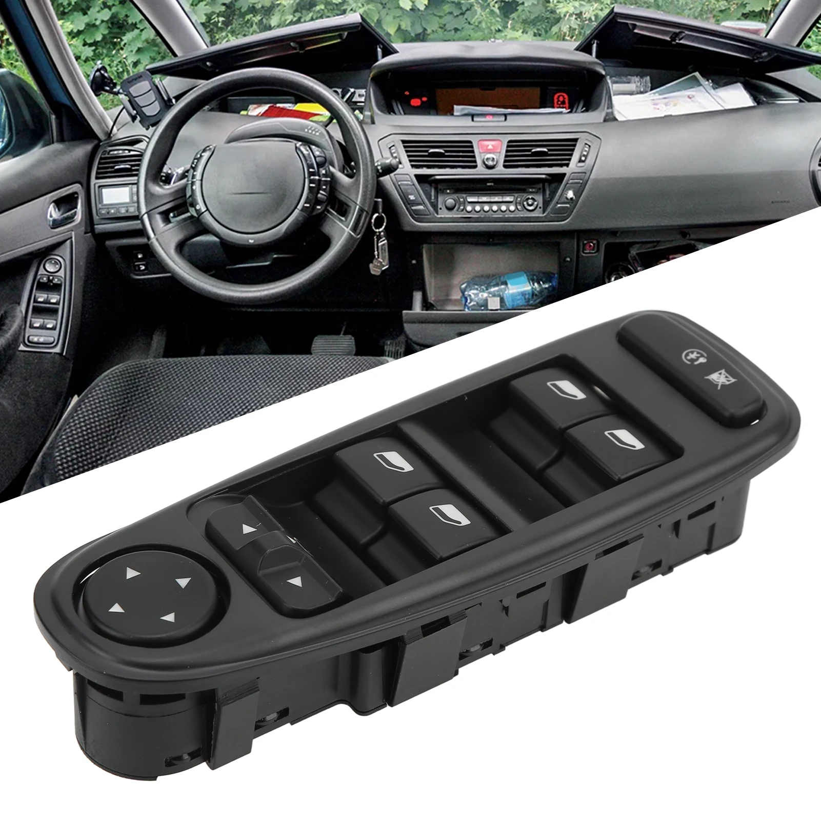 Power Window Switch 6554.YH Electric Window Switch Replacement For CITROEN C4 GRAND PICASSO