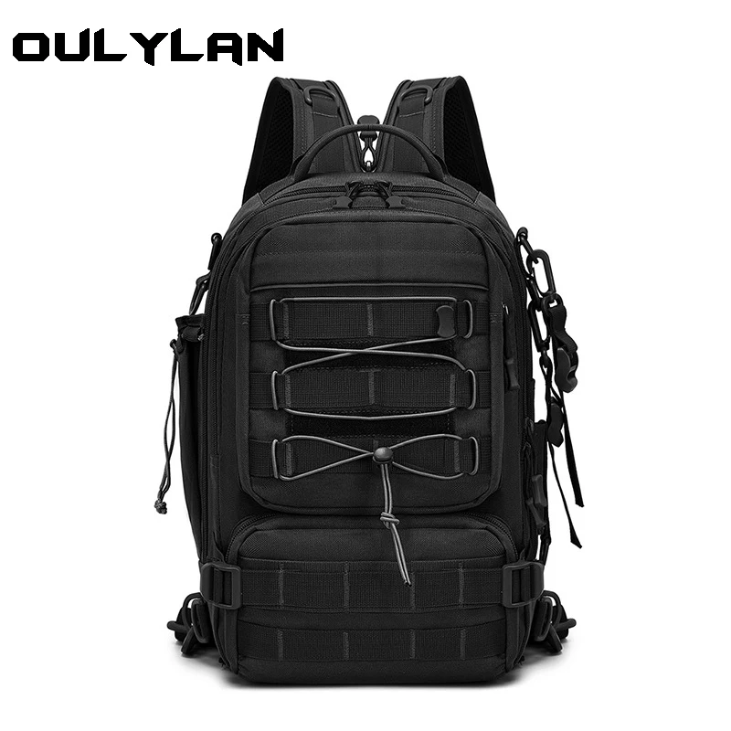 Cross-border outdoor tactical backpack large capacity multi-functional storage backpack waterproof leisure men's travel mountain