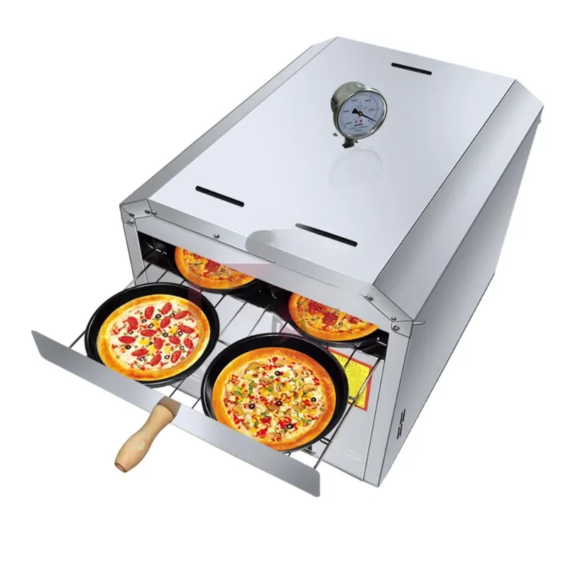 Popular Outdoor Pizza Oven Wood Fired Portable Pizza Maker Food Truck Grill Mobile Pizza Vending Truck