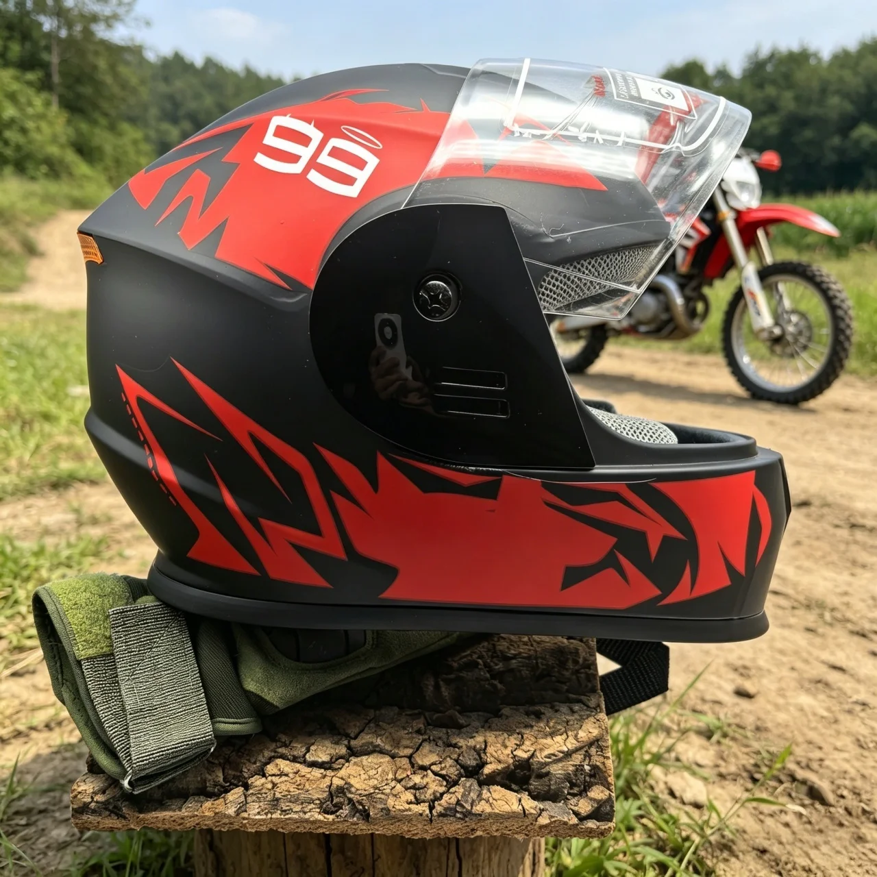 Casco Integrale da Moto con Do - Dual Visor Motorcycle Racing Helmet recensione e prezzo