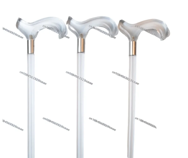 Acrylic Walking Stick for the Elderly, Outdoor Walking Stick